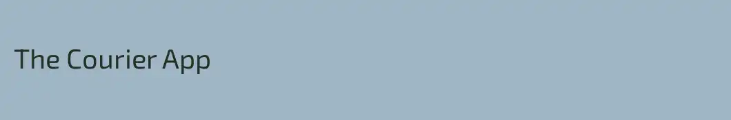 The Courier App